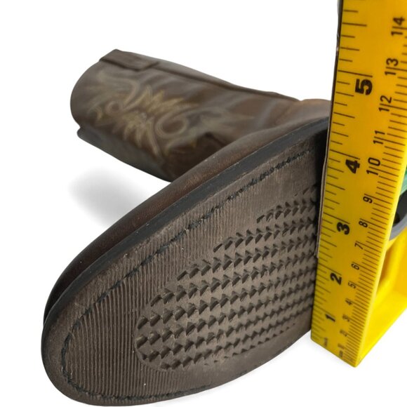 Laredo Leather Embroidered Boots Western Cowboy Biker Work Men's 10.5 - Picture 13 of 14